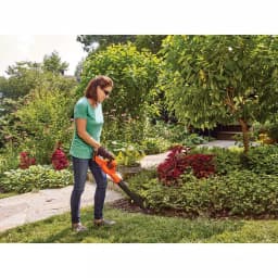 BLACK+DECKER 20V MAX Cordless Handheld Leaf Sweeper, 130 MPH, 100 CFM, Includes 2.0 Ah Battery and Charger thumbnail 10