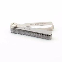 POWERTEC 32-Blade Feeler Gauge Set, Dual Marked Imperial and Metric, 0.0015-0.035 in. thumbnail 3
