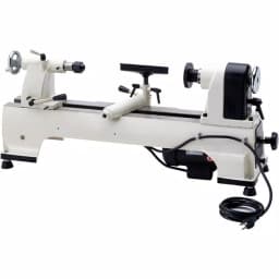 Shop Fox 1/2 HP Bench-Top Wood Lathe, 10 in. x 15 in., 120-Volt, 6-Speed Cast-Iron Construction thumbnail 2