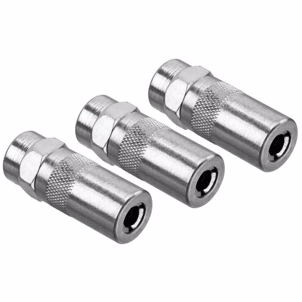 DEWALT Heavy Duty 1/8 in. NPT Grease Gun Coupler, 3-Pack