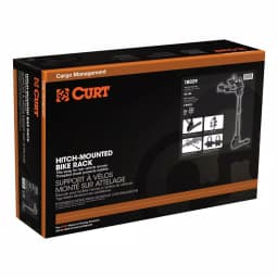 CURT 2-Bike Hitch Mounted Bike Rack with Adjustable Shank and Tilt-Down Design thumbnail 7