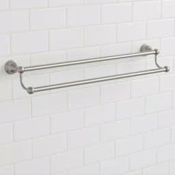 Glacier Bay Mandouri Series 24 in. Double Towel Bar, Brushed Nickel Aluminum thumbnail 2