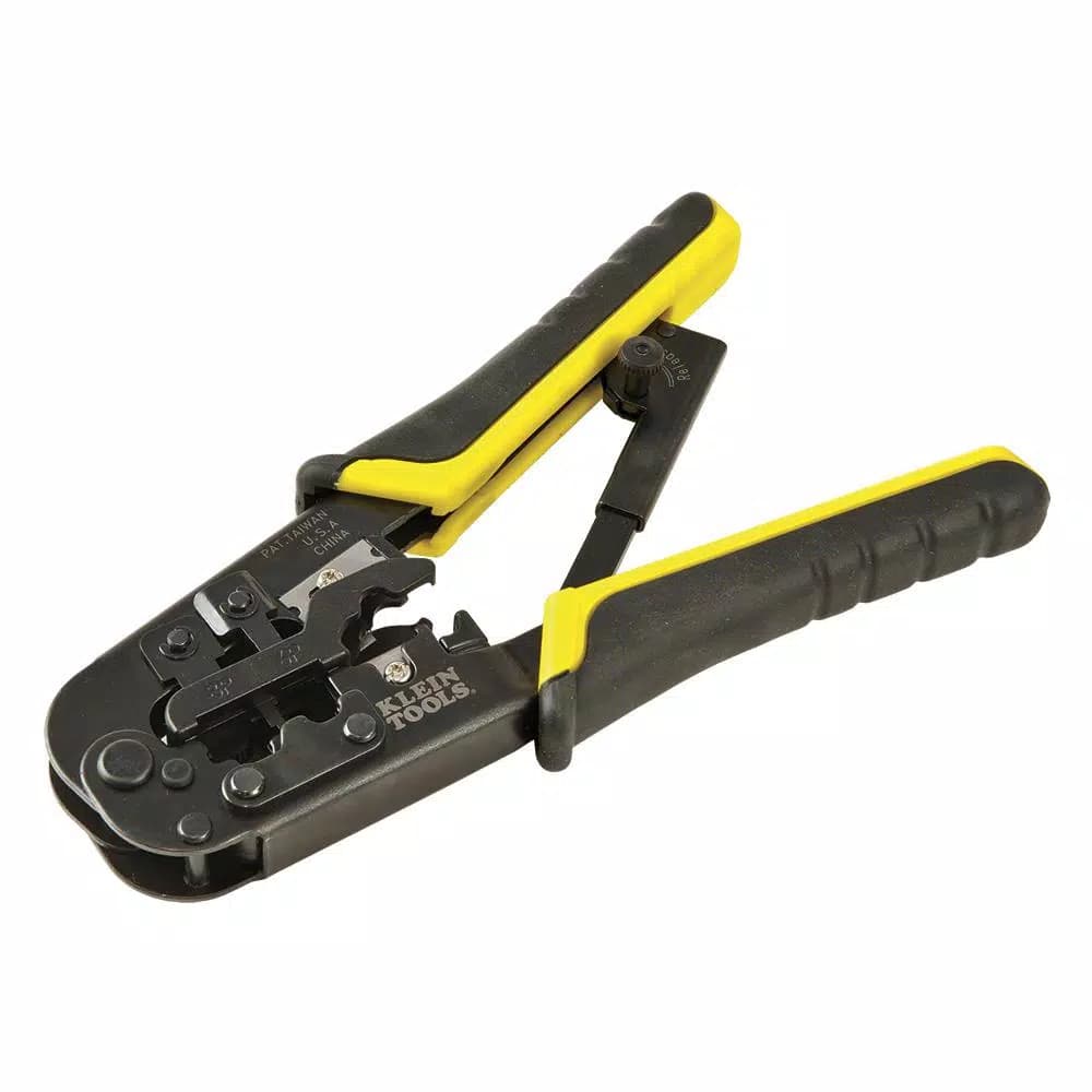 Klein Tools Twisted Pair Installation Kit with Crimper, Stripper, and Punch Down Tool