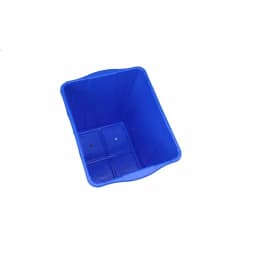 Enviro World 22 Gal. Recycling Bin with Bottle and Can Top, Blue thumbnail 3