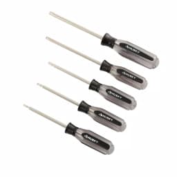 Husky 5-Piece Torx Screwdriver Set, High Strength Alloy Steel Blades, Ergonomic Handles thumbnail 2