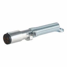 CURT 6-Way Round Trailer Connector Plug with Spring, Male End thumbnail 7