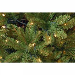 National Tree Company 9 ft. Kingswood Fir Pencil Artificial Christmas Tree with 500 Clear Warm Lights thumbnail 3