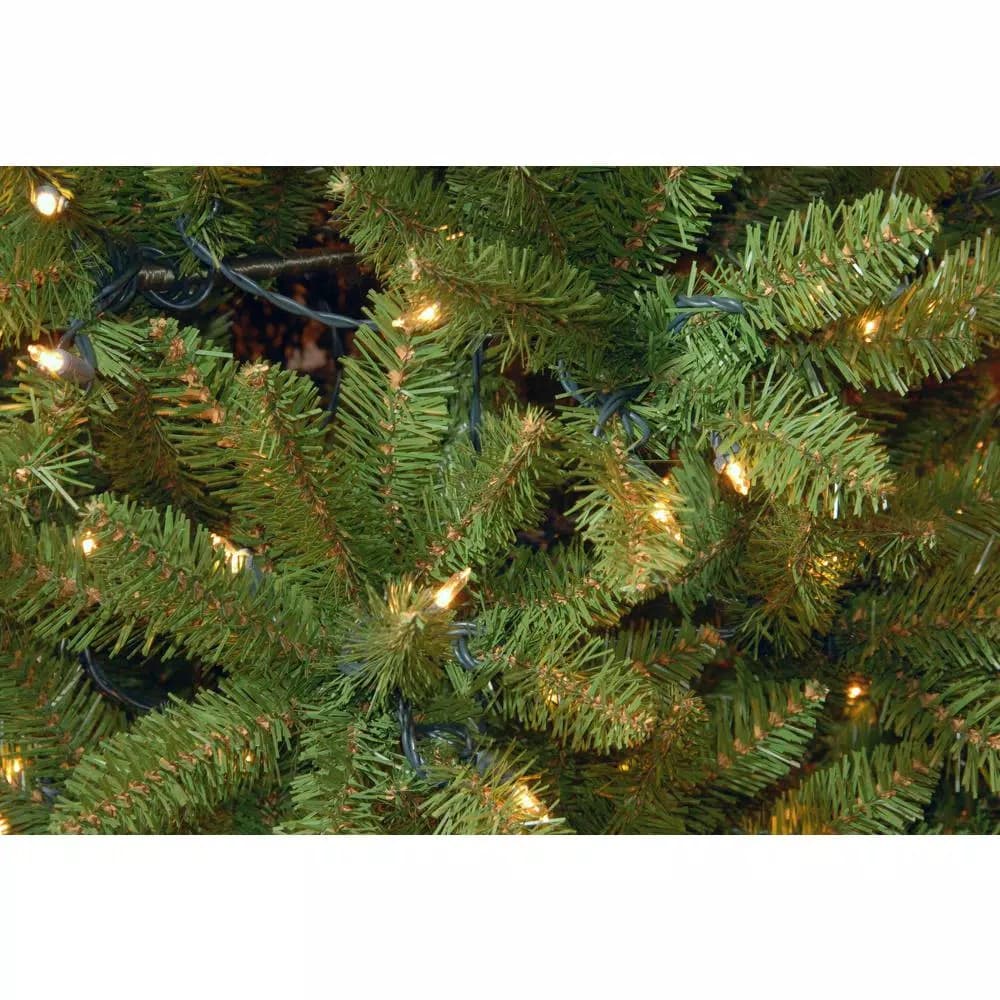 National Tree Company 9 ft. Kingswood Fir Pencil Artificial Christmas Tree with 500 Clear Warm Lights