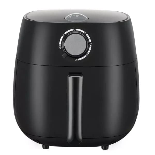 Emerald 1818 4.2 Qt. 1800W Air Fryer with Double Ceramic Non-Stick Basket and Pan Set