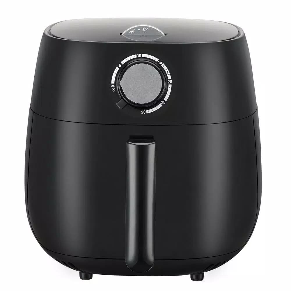 Emerald 1818 4.2 Qt. 1800W Air Fryer with Double Ceramic Non-Stick Basket and Pan Set
