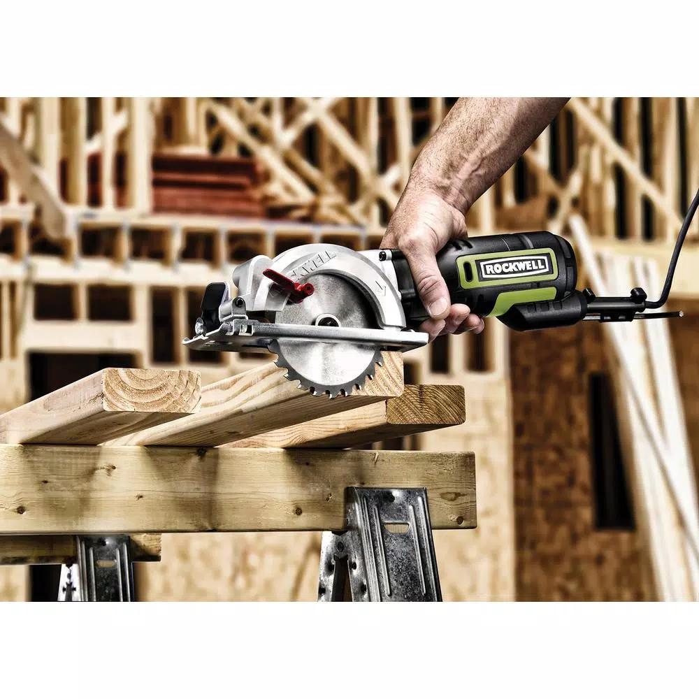 Rockwell 4-1/2 in. 5 Amp Compact Corded Circular Saw