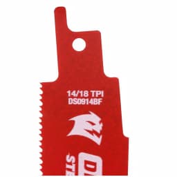 Diablo Steel Demon 9 in. 14/18 TPI Bi-Metal Medium Metal Cutting Reciprocating Saw Blades, 6-Pack thumbnail 4
