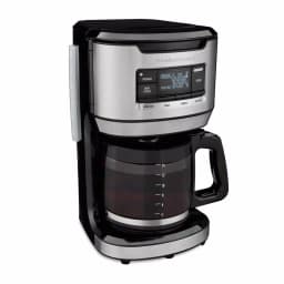 Hamilton Beach 14-Cup Programmable Drip Coffee Maker with Front-Fill Design, Black thumbnail 4