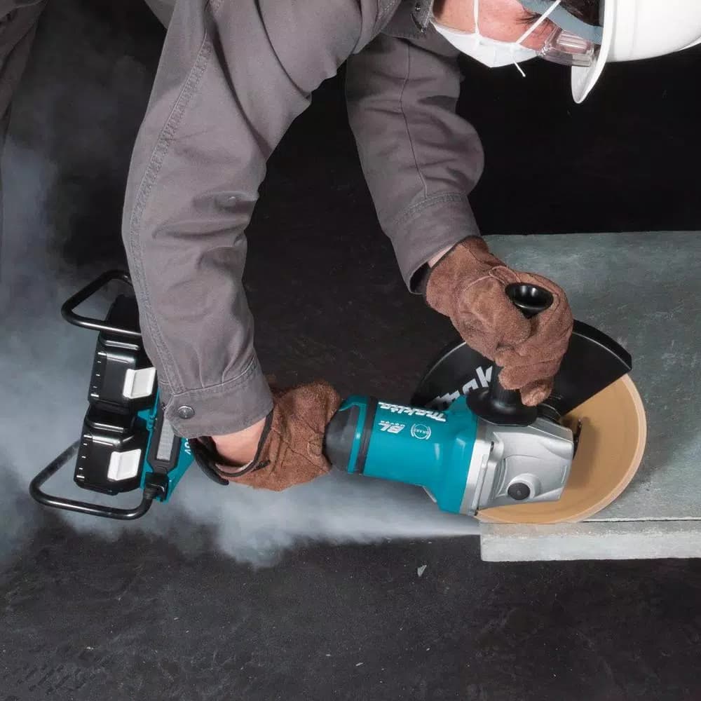 Makita 36V (18V x2) LXT Brushless 9 in. Paddle Switch Angle Grinder Kit with Electric Brake