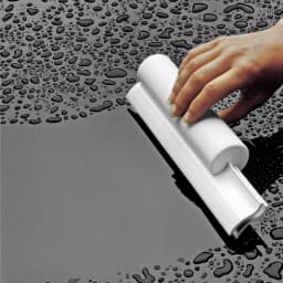 Cler'et Cleret Elite Dual Bladed Shower Squeegee - White with White Trim thumbnail 2