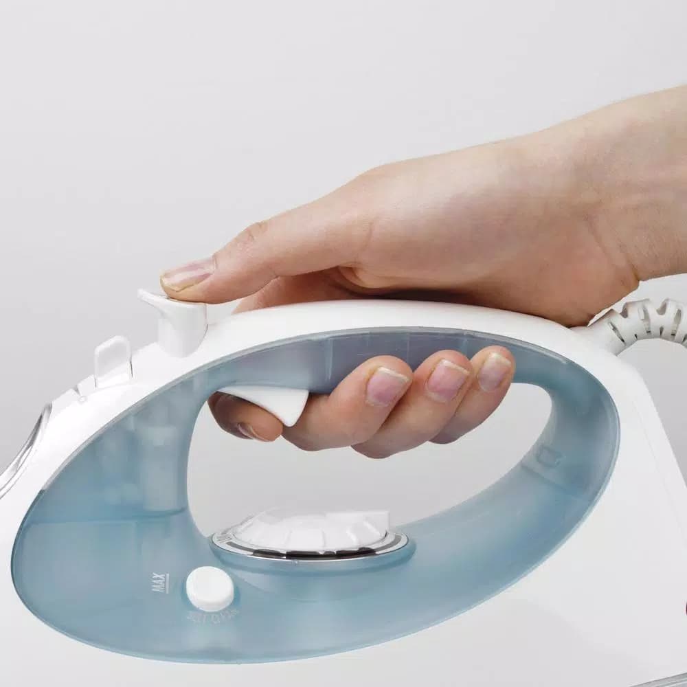 Hamilton Beach 1200W Elite Steam Iron with 3-Way Auto Shut-Off and Stainless Steel Soleplate