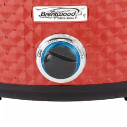 Brentwood Appliances 7 Qt. Red Slow Cooker with Removable Ceramic Pot and Tempered Glass Lid thumbnail 6