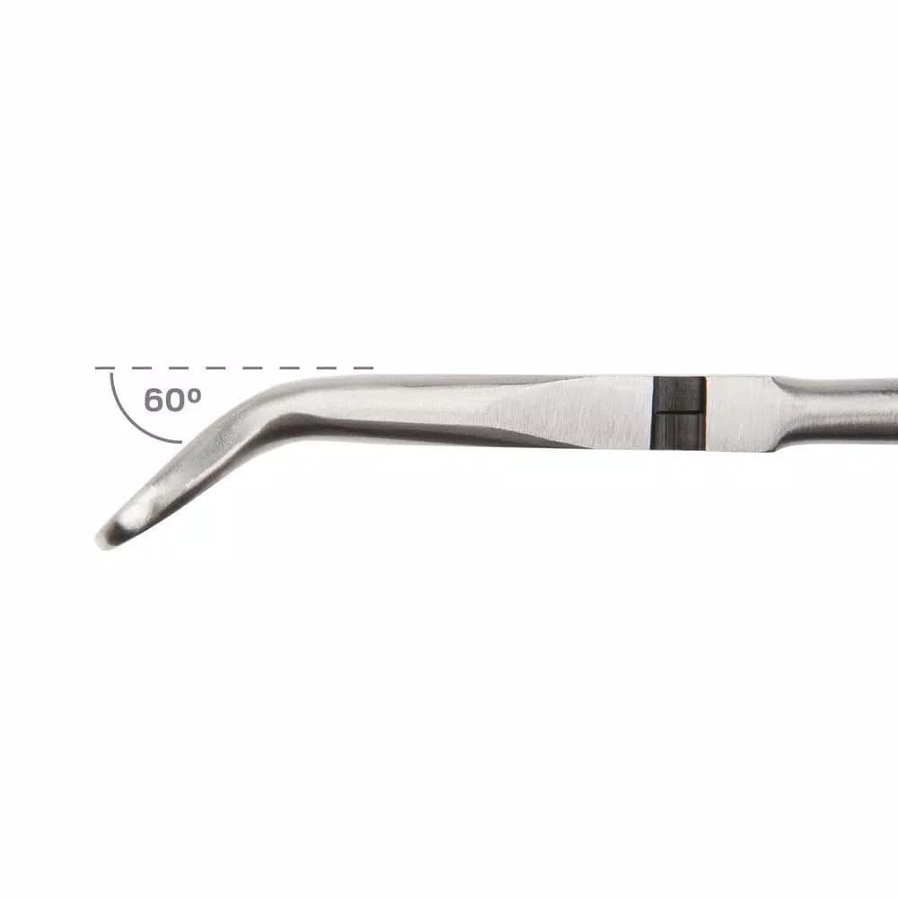 TEKTON 10-1/2 in. Long Reach Hose Ring Pliers with Crosscut Teeth