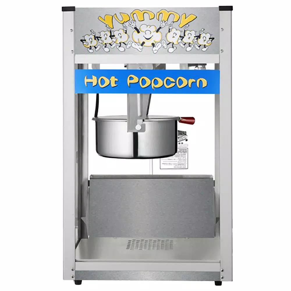 Great Northern Pop Heaven 12 oz. Blue Countertop Popcorn Machine, 1350W Commercial Quality Popper
