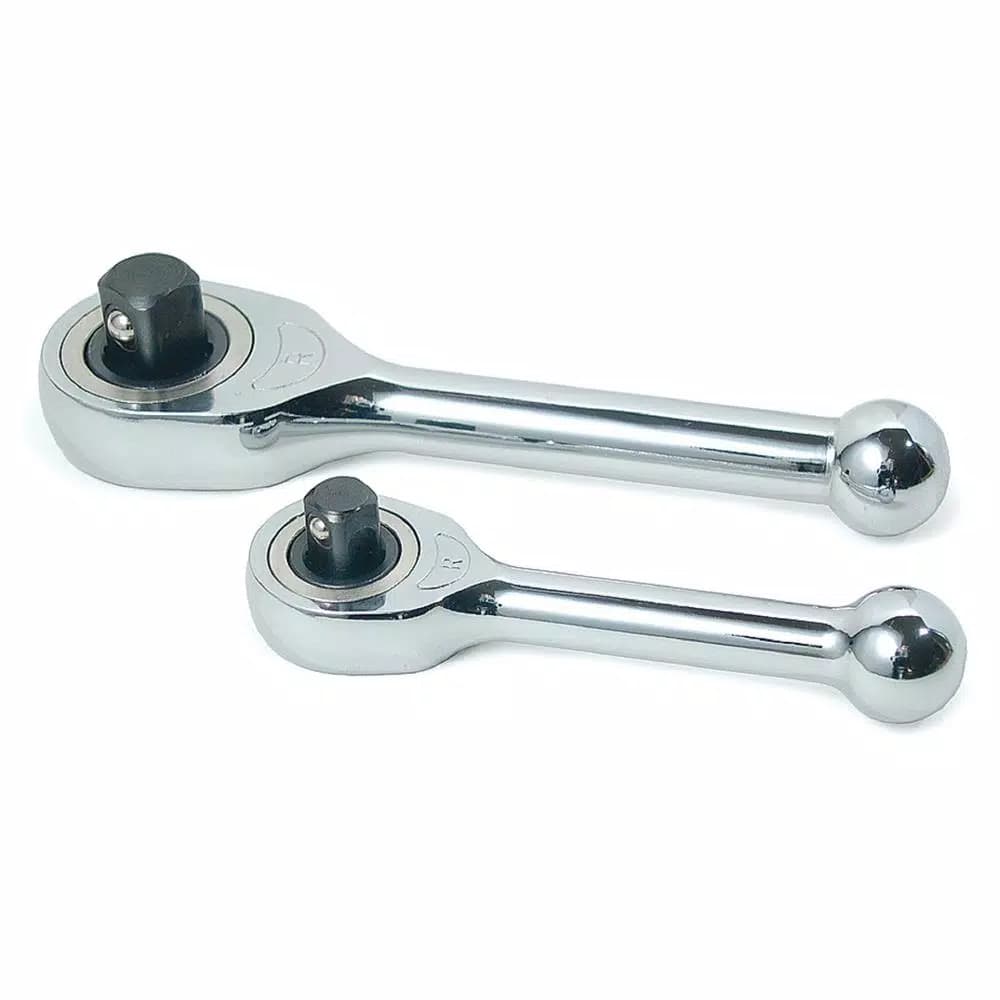 Unbranded 2-Piece Micro Gearless Ratchet Set, 1/4 in. and 3/8 in. Drive, Chrome Molybdenum Steel