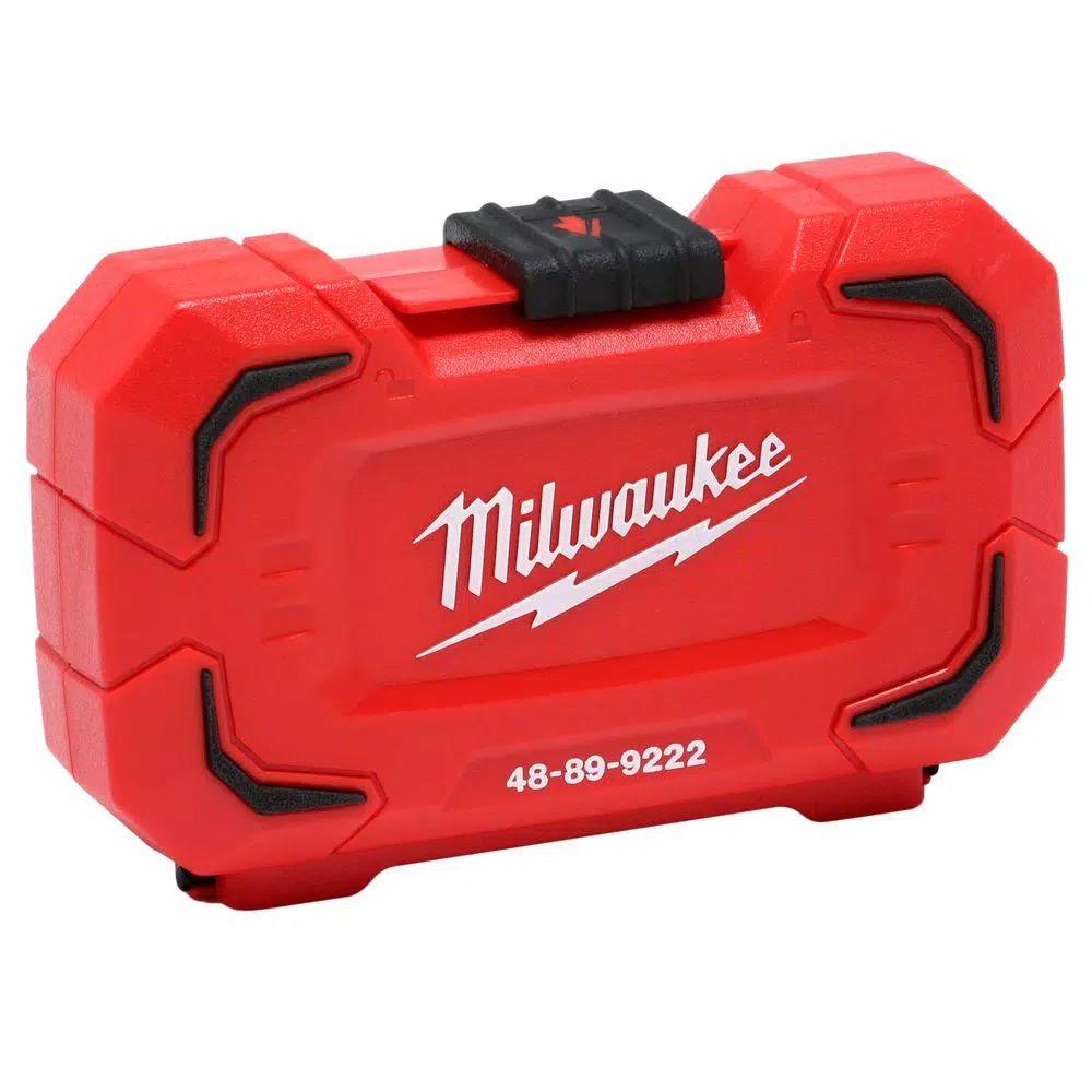 Milwaukee 33-Piece Black Oxide Step and Titanium SHOCKWAVE Drill Bit Set