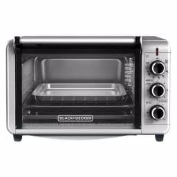 BLACK+DECKER 1500W 6-Slice Stainless Steel Convection Toaster Oven with Broiler Pan thumbnail 1