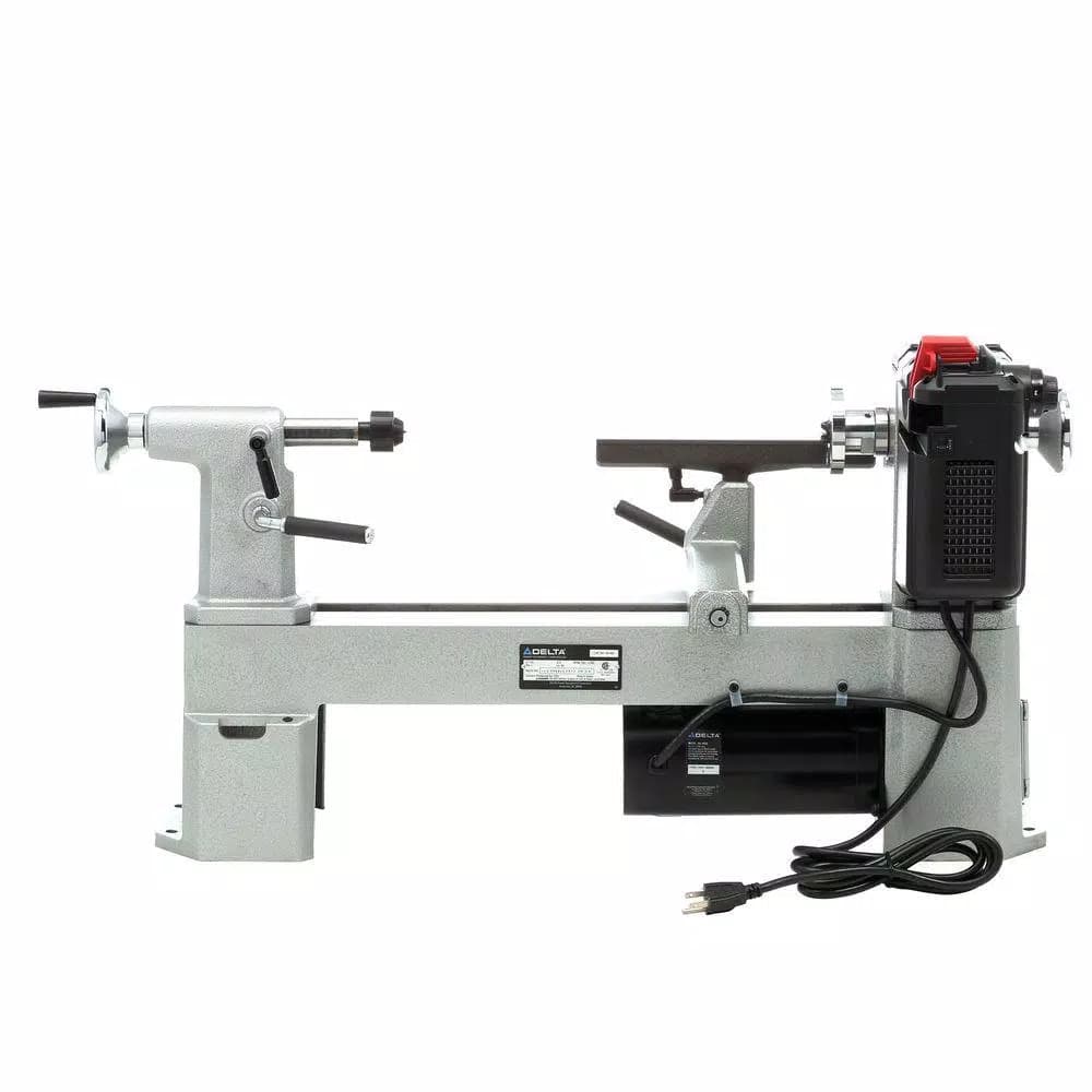 Delta 12-1/2 in. Midi-Lathe Variable Speed Wood Lathe, 1 HP