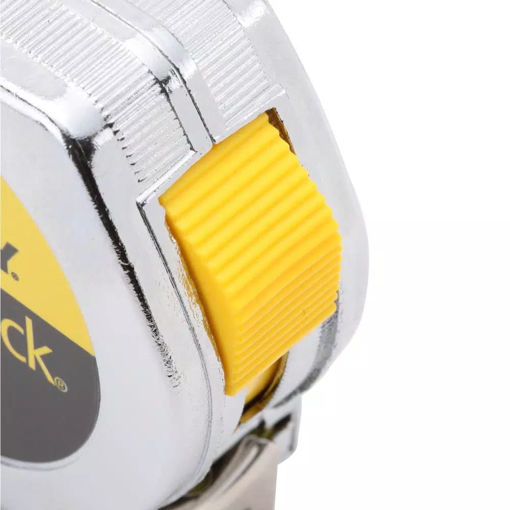 Stanley 12 ft. PowerLock Tape Measure, 3/4 in. Wide Blade, Die-Cast Metal Case