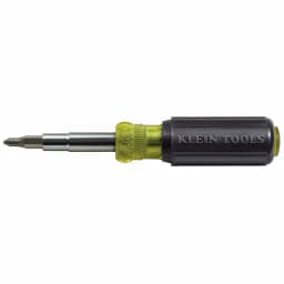 Klein Tools 11-in-1 Multi Bit Screwdriver & Nut Driver with Cushion Grip Handle thumbnail 1