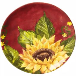 Certified International Sunset Sunflower 16-Piece Ceramic Dinnerware Set, Service for 4 thumbnail 3