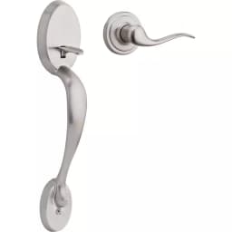 Kwikset Signature Series Chelsea Satin Nickel Left-Handed Tustin Door Lever thumbnail 1