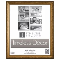 Timeless Frames Carrington 16 x 20 in. Gold Ornate Wood Picture Frame thumbnail 1
