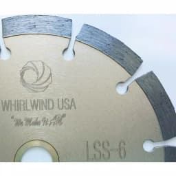 Whirlwind USA 6 in. Segmented Diamond Blade for Concrete, Stone, Brick, and Masonry thumbnail 3