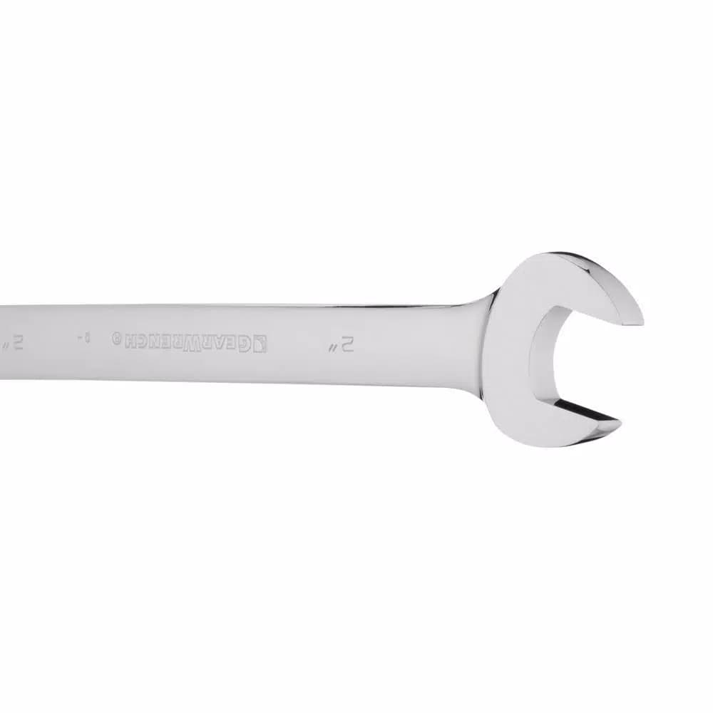 GearWrench 2 in. Jumbo Combination Ratcheting Wrench, 12-Point, Chrome Finish