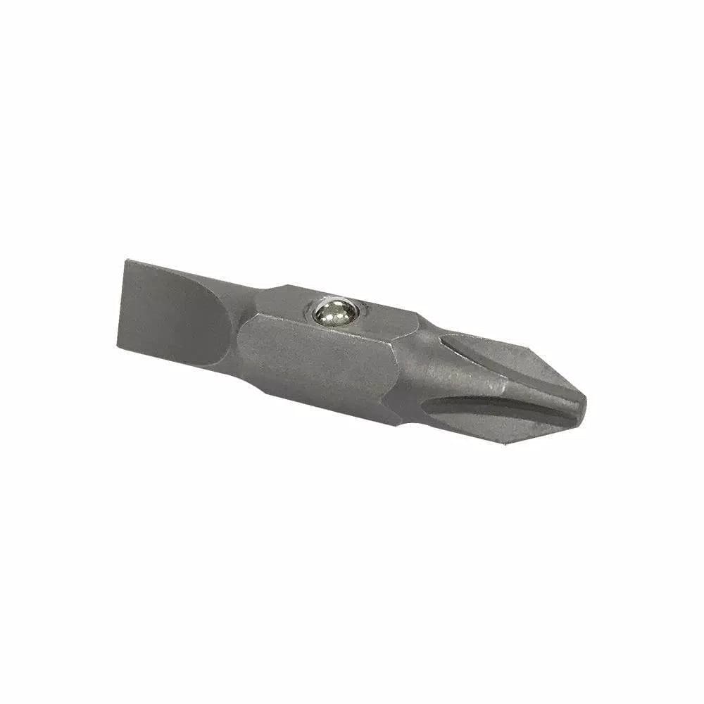 Klein Tools #2 Phillips and 1/4 in. Slotted Replacement Bits, 2-Piece Set