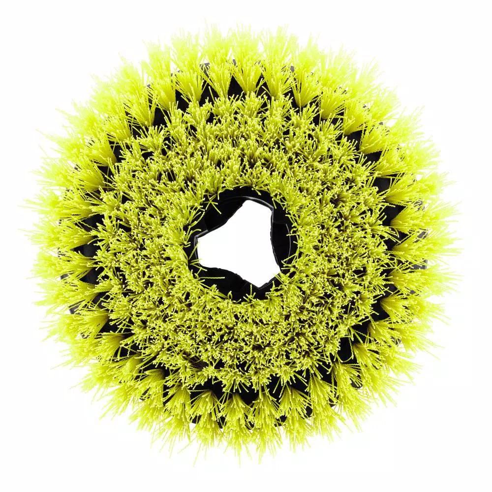RYOBI 6 in. Medium Bristle Brush Accessory for P4500 and P4510 Power Scrubbers