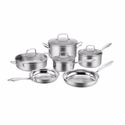 Cuisinart MultiClad 10-Piece Stainless Steel Cookware Set thumbnail 1