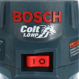 Bosch 1 HP Corded Palm Router, 5.6 Amp, 35,000 RPM, Fixed Base thumbnail 5