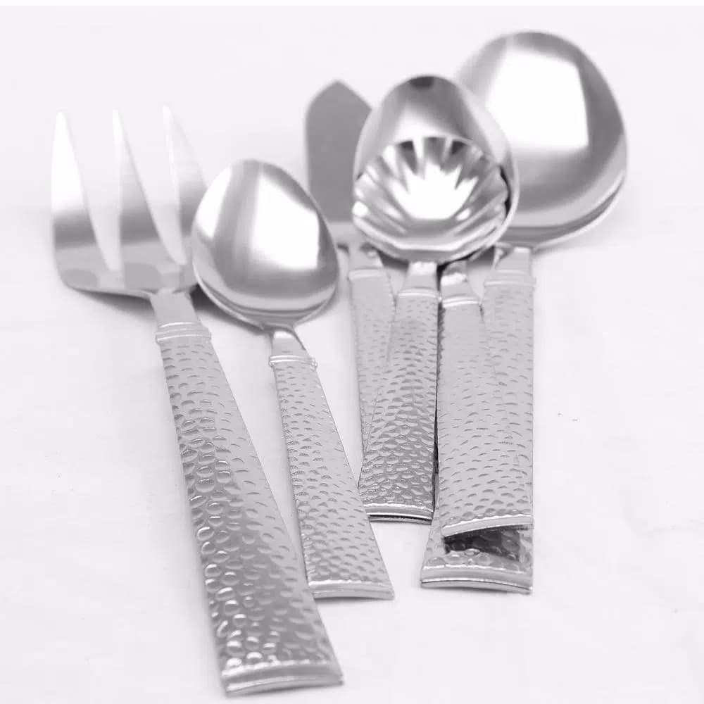 Gibson Home Prato 45-Piece 18/10 Stainless Steel Flatware Set, Service for 8