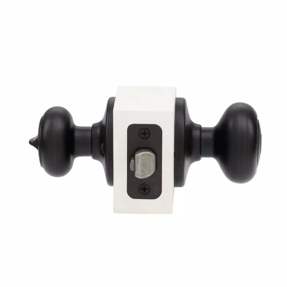 Kwikset Cove Keyed Entry Door Knob, Venetian Bronze