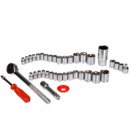 Stalwart 40-Piece SAE and Metric Socket Set with 3/8 in. Drive Ratchet and Carrying Case thumbnail 2
