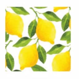 Sugar Plum Party SugarPlum Lemon Paper Lunch Napkins, 32-Piece Set thumbnail 1