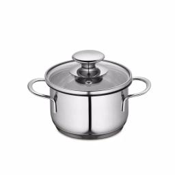 Frieling Küchenprofi 0.7 qt. Stainless Steel Stock Pot with Vented Glass Lid thumbnail 1