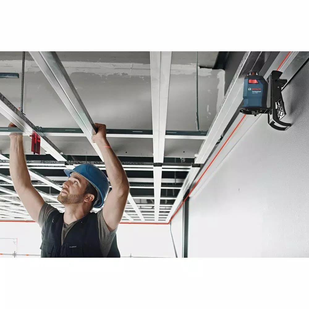 Bosch Factory Reconditioned GLL 2-20 S 360° Horizontal Cross Line Laser Level Kit, 65 ft.