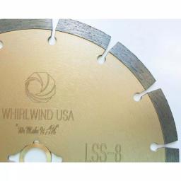 Whirlwind USA 8 in. Segmented Diamond Saw Blade for Concrete, Stone, Brick, and Masonry thumbnail 2