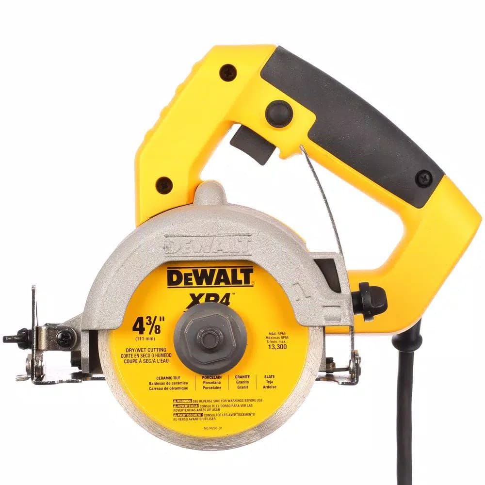 DEWALT 4-3/8 in. Wet/Dry Handheld Tile Cutter, 10.8 Amp