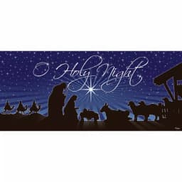 My Door Decor Nativity O'Holy Night 7 ft. x 16 ft. Christmas Garage Door Mural thumbnail 1