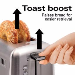 Hamilton Beach Professional 2-Slice Stainless Steel Wide Slot Toaster thumbnail 6