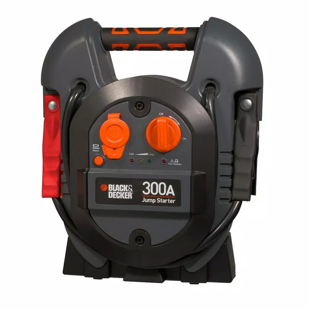 BLACK+DECKER BLACK + DECKER J312B 600 Peak Amp Portable Jump Starter with LED Worklight