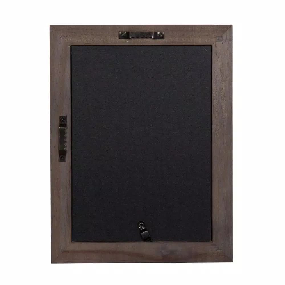 Kate and Laurel Bordeaux Charcoal Gray Wood Gallery Wall Picture Frame Set, 10-Piece